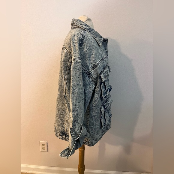 Wild Fable Vintage Wash 90’s utility jean jacket - Picture 4 of 6